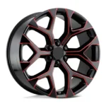 Machined Face Black Truck Alloy Wheel Rim 22 Inch Forged Aluminum - Image 3