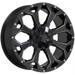 Matt Black Machine Face 4X4 Aluminum Alloy Car Wheel Rims off-Road Wheel Rims - Image 4