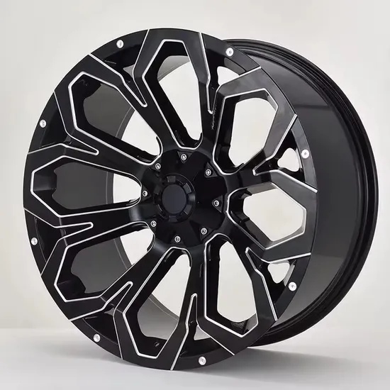 Matt Black Machine Face 4X4 Aluminum Alloy Car Wheel Rims off-Road Wheel Rims