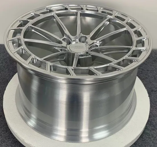 Monoblock Forged 5 Holes Silver Polished Alloy Wheel Rims
