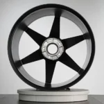 Multi Spoke Black Aluminum Alloy Car Rim Satin Black 5 Holes Passenger Car Wheel - Image 4
