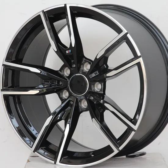 5 Holes Black Flow Formed Passenger Car Alloy Wheel