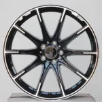 New Design 5 Holes Black Flow Formed Aluminum Car Wheel - Image 2