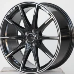 New Design 5 Holes Black Flow Formed Aluminum Car Wheel - Image 3