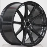 New Design 5 Holes Black Flow Formed Aluminum Car Wheel - Image 4