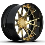 New Design Replica Golden Aluminum Car Alloy Rim - Image 2