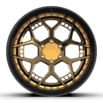 New Design Replica Golden Aluminum Car Alloy Rim