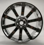 10 Spokes Chrome Alloy Car Wheel Rim Hub - Image 2