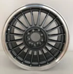 Ouya 4/8X100/114.3 Gunmetal Machined Lip Alloy Wheel Rim - Image 2