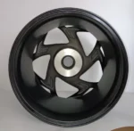 Ouya Wheel 5X114.3 5X120 ET20 Black Machined Alloy Wheel - Image 3