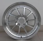 Ouya Wheel Silver Machined Lip Rivets Alloy Car Wheel - Image 3
