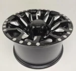 Ouya Wheel High Loading Black Milling Undercut with Rivets 4X4 Offroad Alloy Wheel Hub - Image 3