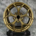Photovoltaic 17X7 18X8 5X108 Gold Alloy Car Mesh Wheels - Image 4
