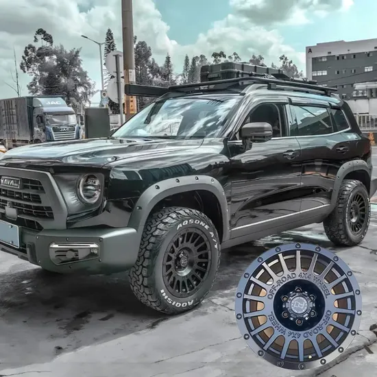 Popular Design 16 17 18 19 20 Inch Colorful 5 6 Holes Alloy Car Wheels Suit for SUV