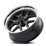 17-Inch Deep Dish Gloss Black Aftermarket Wheels - Image 2