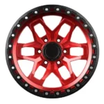 Red Black Deep Concave off Road 6061-T6 Forged Wheel Rim - Image 2