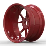 Red Forged 17 Inch Car Alloy Wheels Rims - Image 3