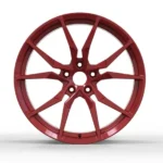 Red Forged 17 Inch Car Alloy Wheels Rims - Image 4