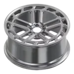 Silver Spoke 5 Holes Alloy Forged Car Wheel Rims - Image 3