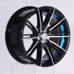 Te37 15 Inch 4x100 Chrome Mag Car Wheel Rims Hub
