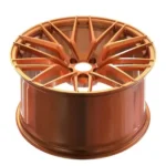 Y Spoke 5 Holes Aluminum Alloy Car Wheel Orange - Image 3