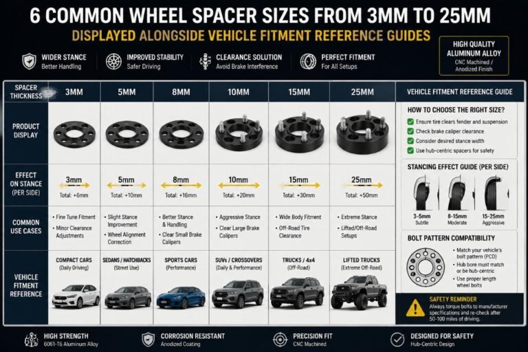 How to Pick 3/5/10/15/20/25mm Wheel Spacers from China Suppliers for B2B Sourcing